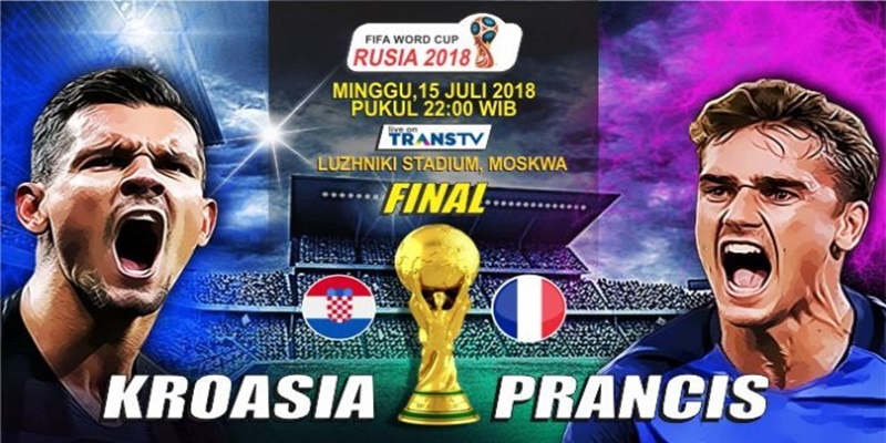 Final Piala Dunia: Perancis Vs Kroasia